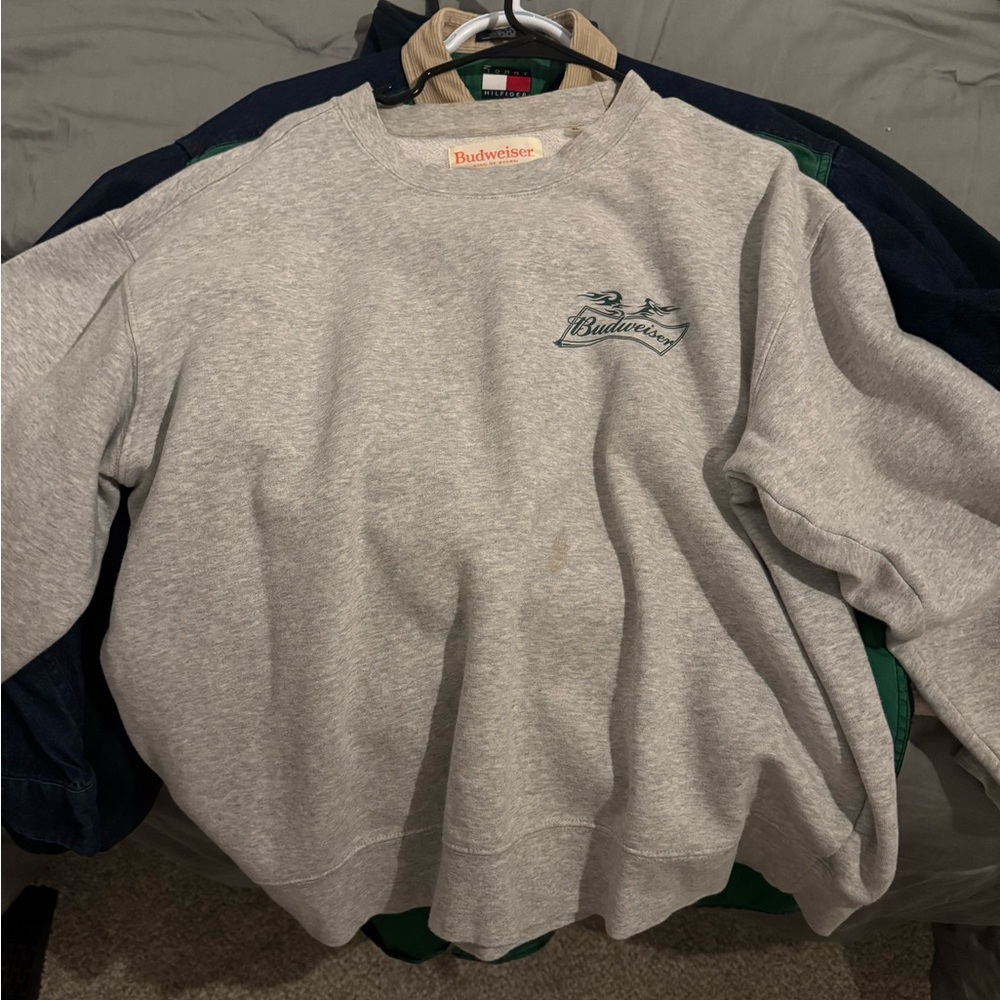Budweiser Gray Men's Sweater
